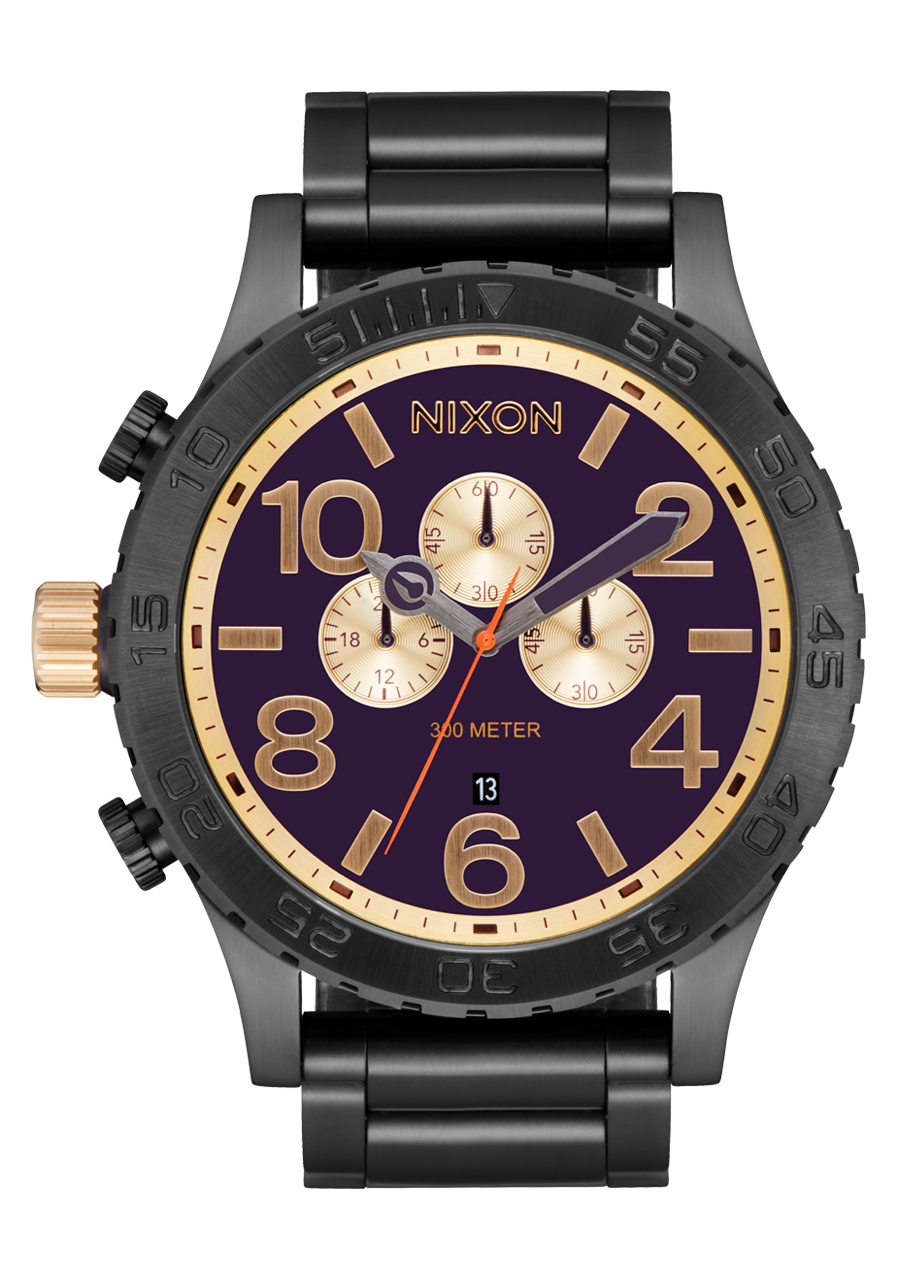 51-30 Chrono Gunmetal / Blackberry / Gold