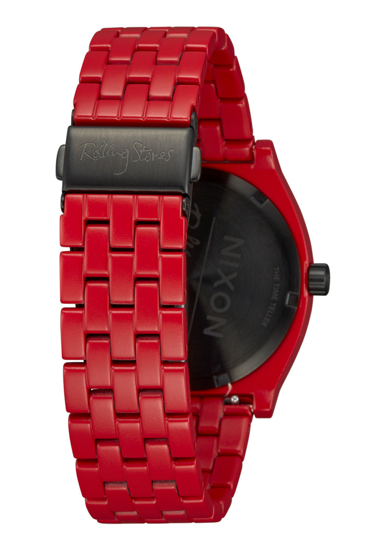 NIXON Rolling Stones Time Teller All Red | Karmanow