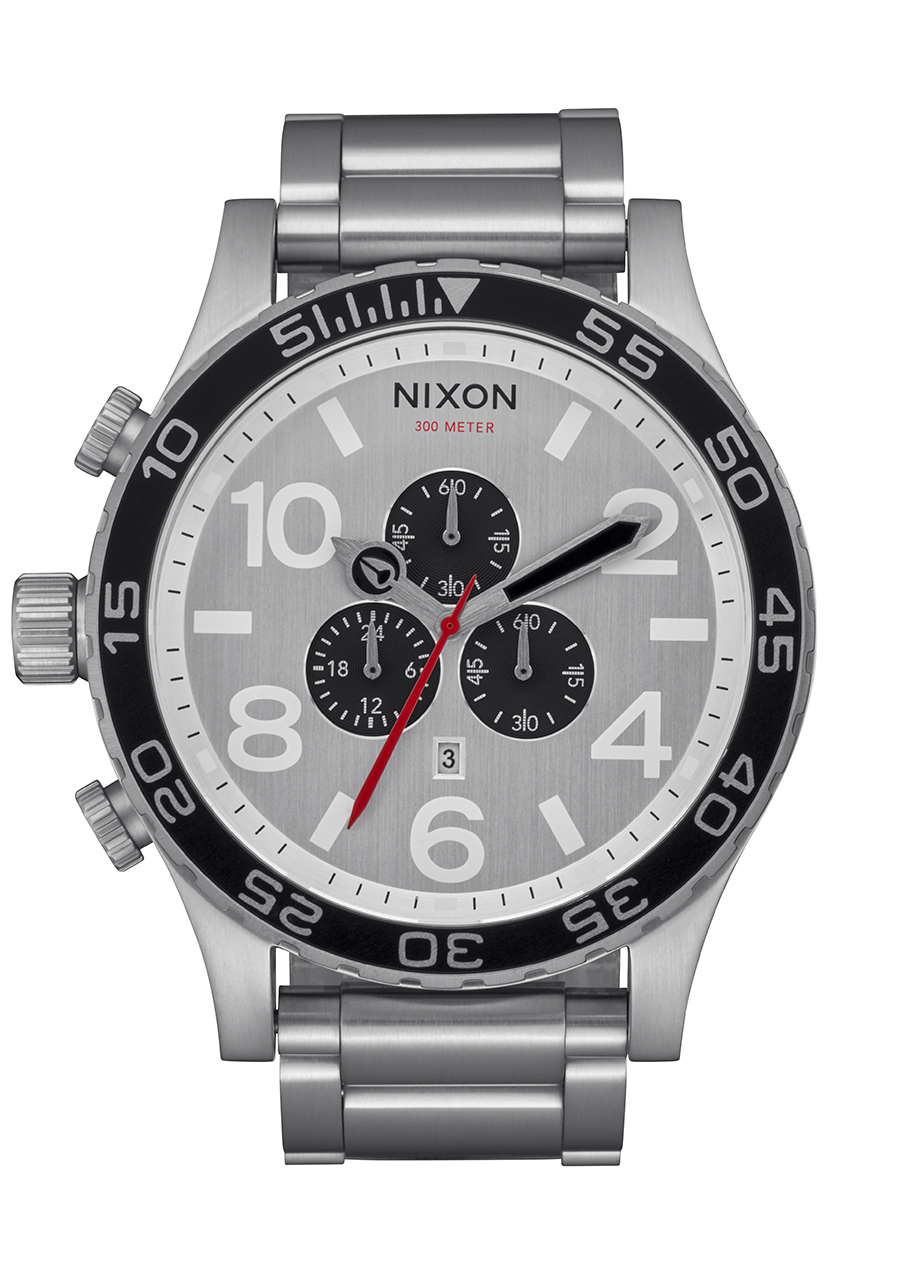 Buy NIXON 51-30 Chrono Men's Watch Gold / Red | Karma
