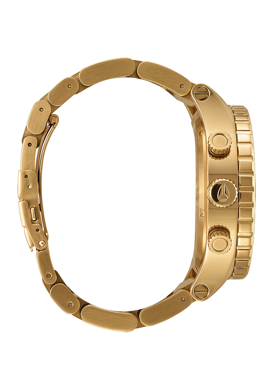 Buy NIXON 51-30 Chrono Men's Watch Gold / Red | Karma