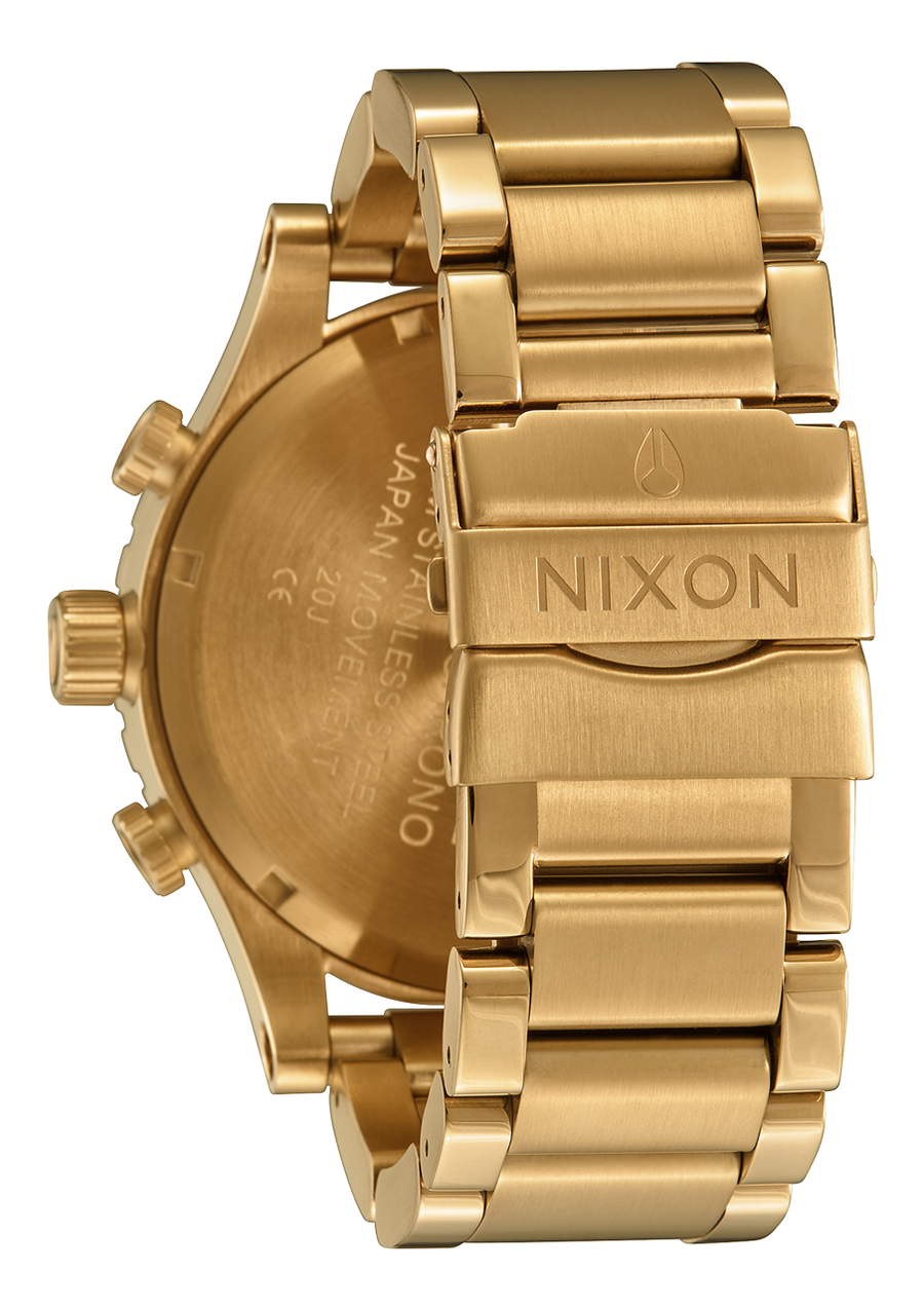 Buy NIXON 51-30 Chrono Men's Watch Gold / Red | Karma