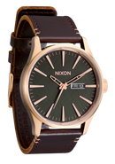 NIXON Sentry Leather Mens Watch | Karmanow