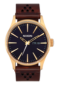 NIXON Sentry Leather Mens Watch | Karmanow