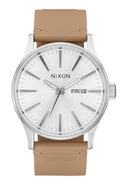 NIXON Sentry Leather Mens Watch | Karmanow