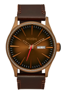 NIXON Sentry Leather Mens Watch | Karmanow