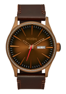 NIXON Sentry Leather Mens Watch | Karmanow