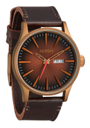 NIXON Sentry Leather Mens Watch | Karmanow