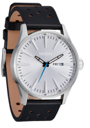 Sentry Leather Chrome / Silver Sunray/ Black | Karmanow