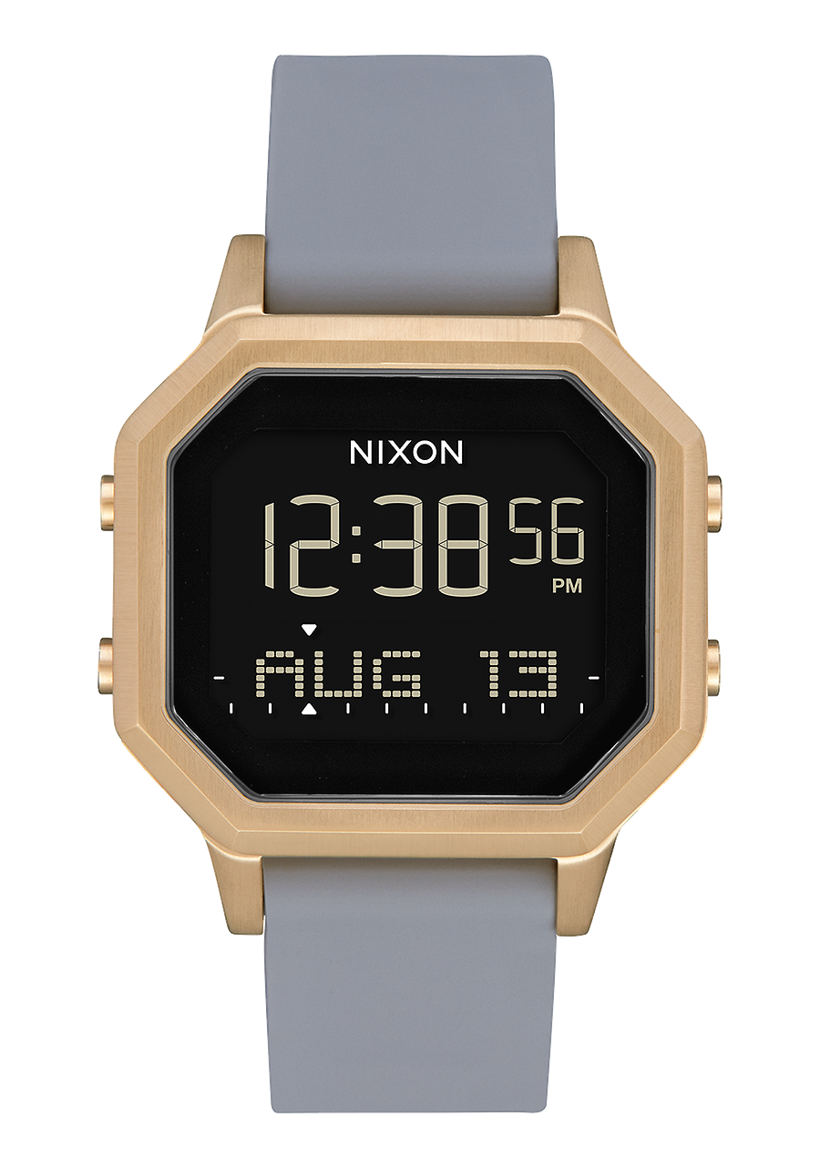 Emily様　NIXON Siren SS   Gray Marble Siren Stainless Steel Watch | Silver / Gray Marble | Digital
