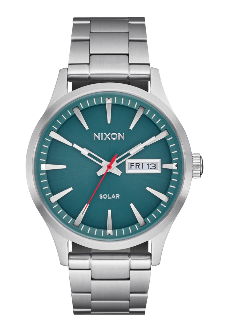 NIXON Sentry Solar Stainless Steel | Karmanow