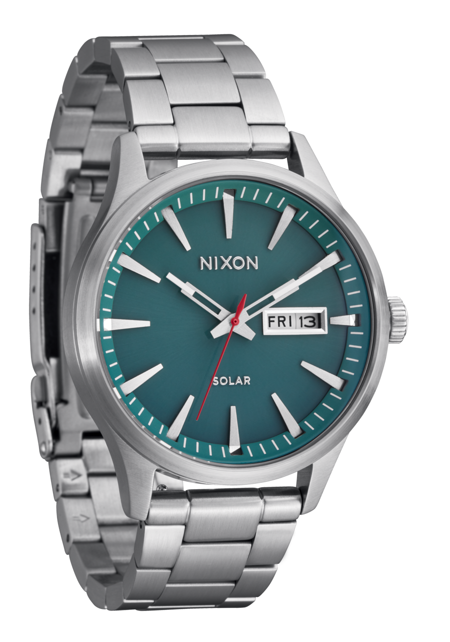 NIXON Sentry Solar Stainless Steel