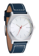 Time Teller Leather Silver / Cloud / Indigo | Karmanow