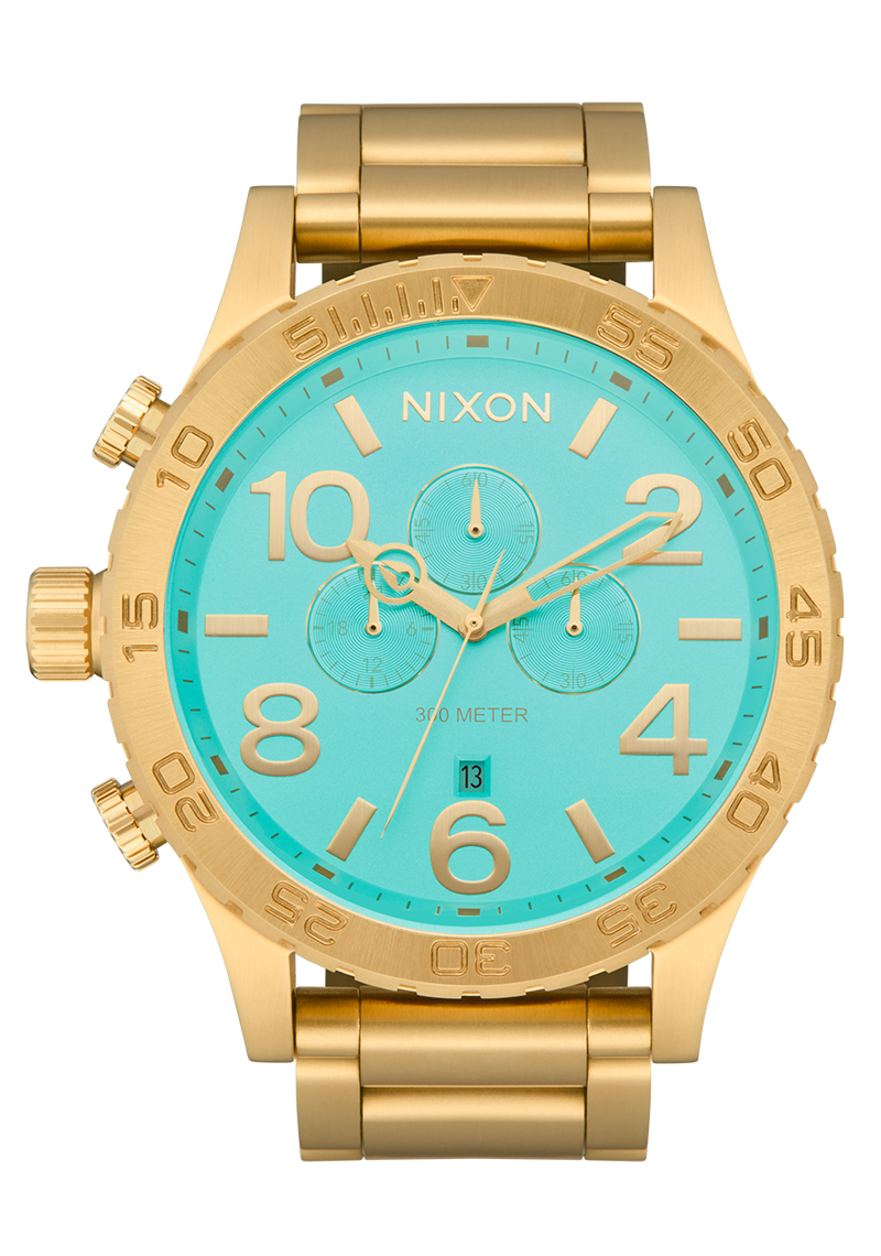 51-30 Chrono Gold / Turquoise / Gold | Karmanow