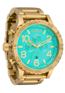 51-30 Chrono Gold / Turquoise / Gold | Karmanow