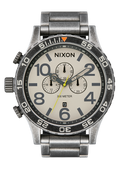 NIXON 51-30 Chrono Antique Silver / Pumice | Karmanow