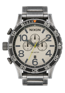 NIXON 51-30 Chrono Antique Silver / Pumice | Karmanow
