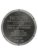 NIXON 51-30 Chrono Antique Silver / Pumice | Karmanow