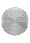 NIXON 51-30 Chrono Silver / Rose Gold / Black | Karmanow