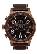 51-30 Chrono Leather Chocolate / Dark Roast / Brown | Karmanow
