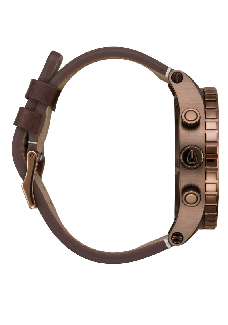 51-30 Chrono Leather Chocolate / Dark Roast / Brown | Karmanow
