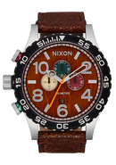 51-30 Chrono Leather Silver / Rosewood / Chocolate | Karmanow