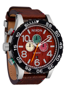 51-30 Chrono Leather Silver / Rosewood / Chocolate | Karmanow