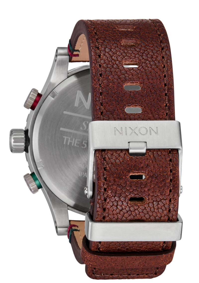51-30 Chrono Leather Silver / Rosewood / Chocolate | Karmanow