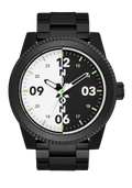 Nixon Corporal Stainless Steel Black / White / Black | Karmanow