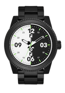 Nixon Corporal Stainless Steel Black / White / Black | Karmanow