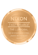 NIXON Corporal Stainless Steel All Gold / Green Sunray | Karmanow