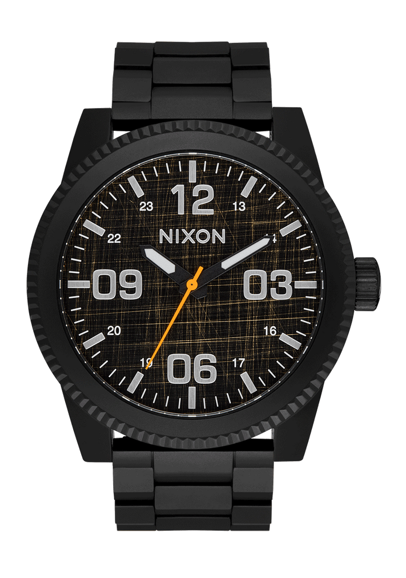 Corporal Stainless Steel Super Black / Black Top | Karmanow