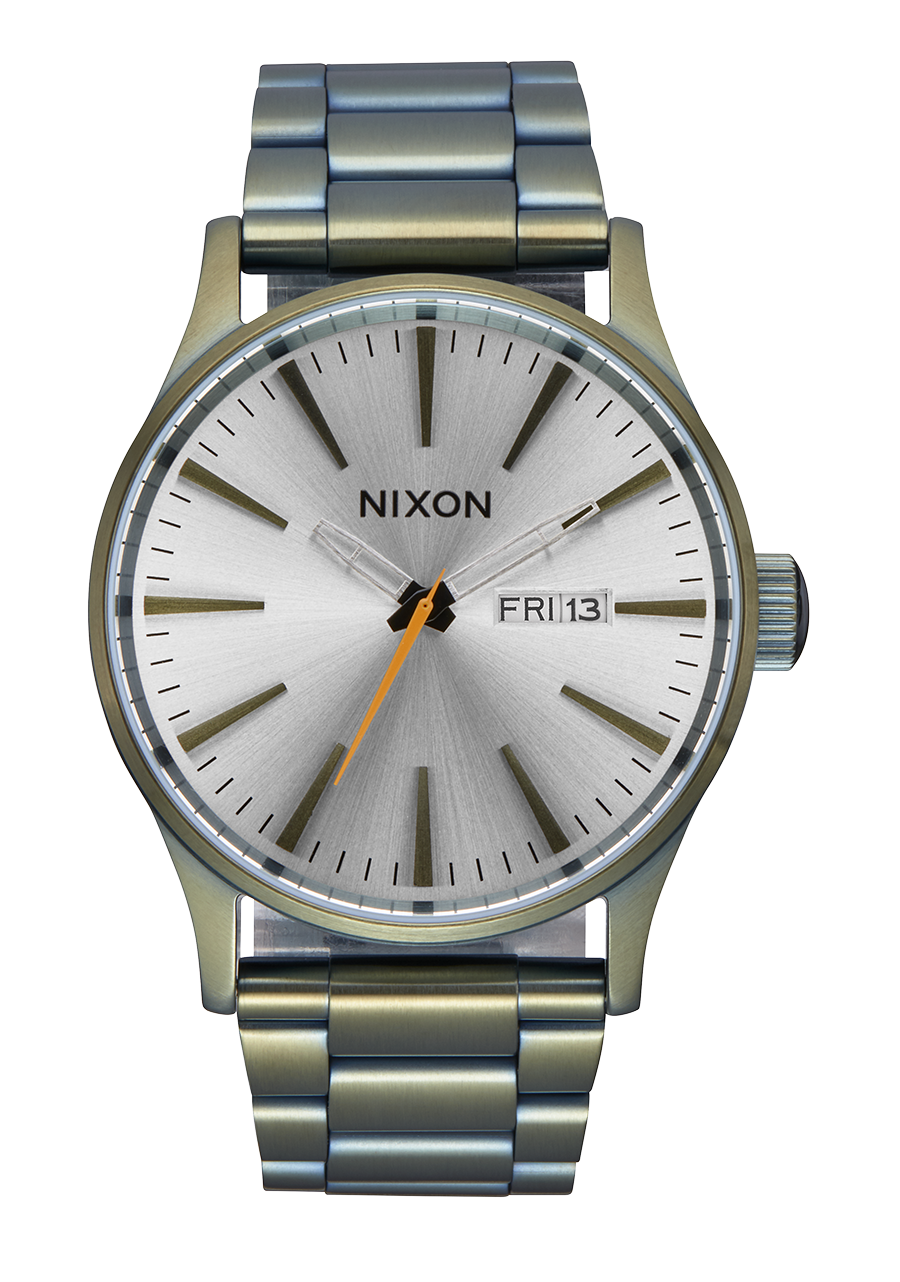 NIXON Sentry Stainless Steel Mens Watch - Karma