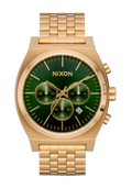 NIXON Time Teller Chrono Gold / Green Sunray | Karmanow