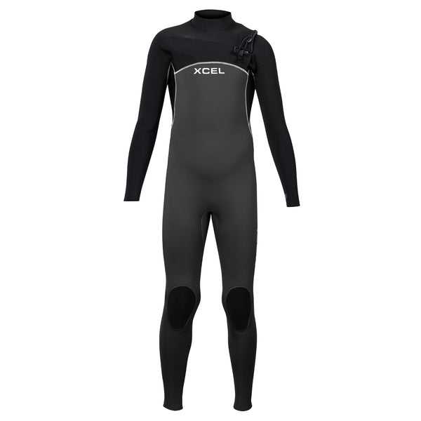 Kids' Comp Full Wetsuit 4/3mm - Graphite/Black | Karmanow