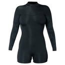 XCEL Women's Axis Long Sleeve Back Zip Boy Short Spring Wetsuit 2mm | Karmanow