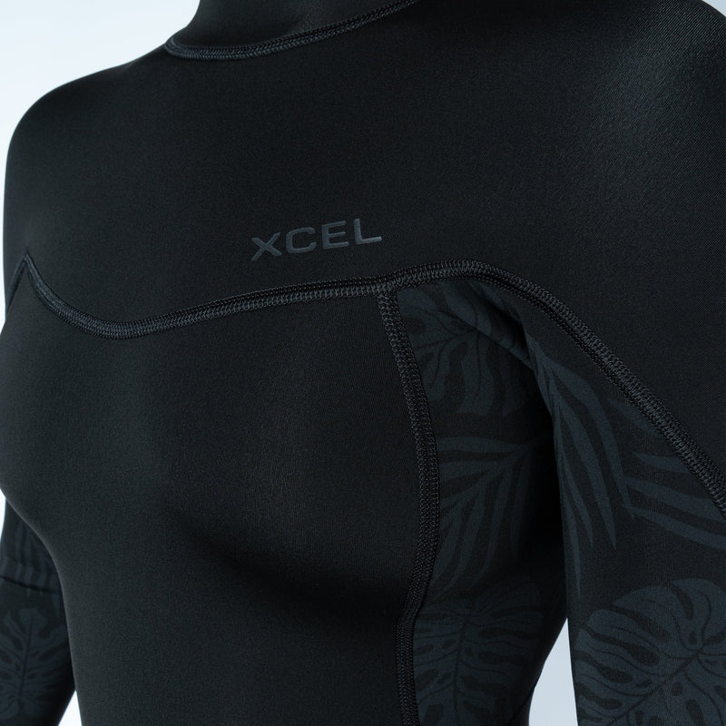 Women's Axis Long Sleeve Back Zip Boy Short Spring Wetsuit 2mm | Karmanow