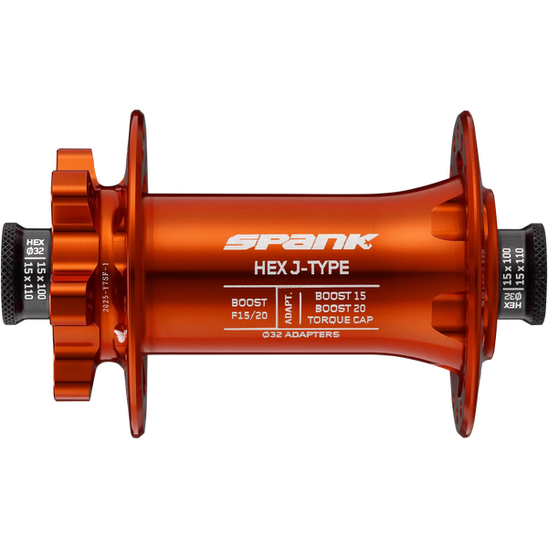 HEX J-TYPE Boost F15/20 32HFront Hub Orange | Karmanow