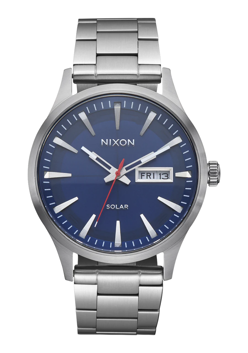 NIXON Sentry Solar Stainless Steel | Karmanow