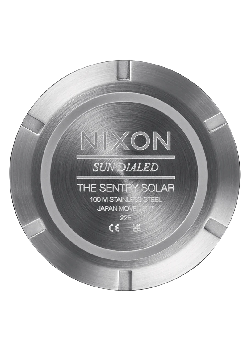 NIXON Sentry Solar Stainless Steel | Karmanow
