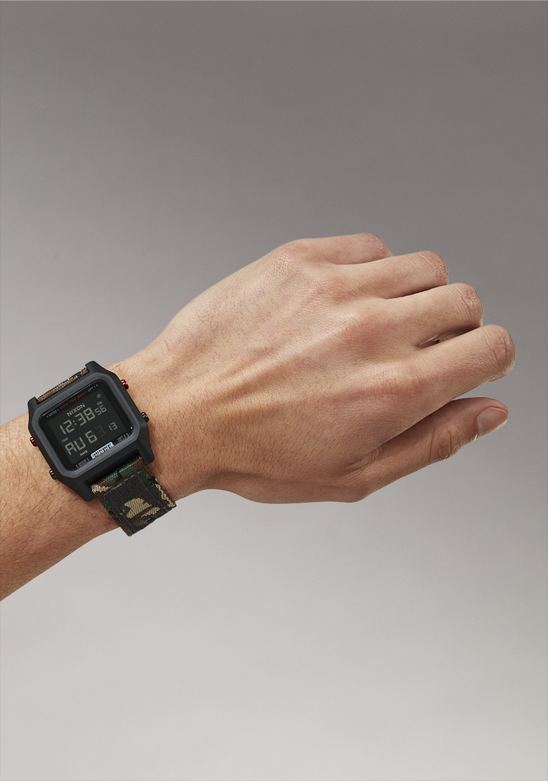 NIXON Independent Staple Unisex Watch - Black / Camo | Karmanow
