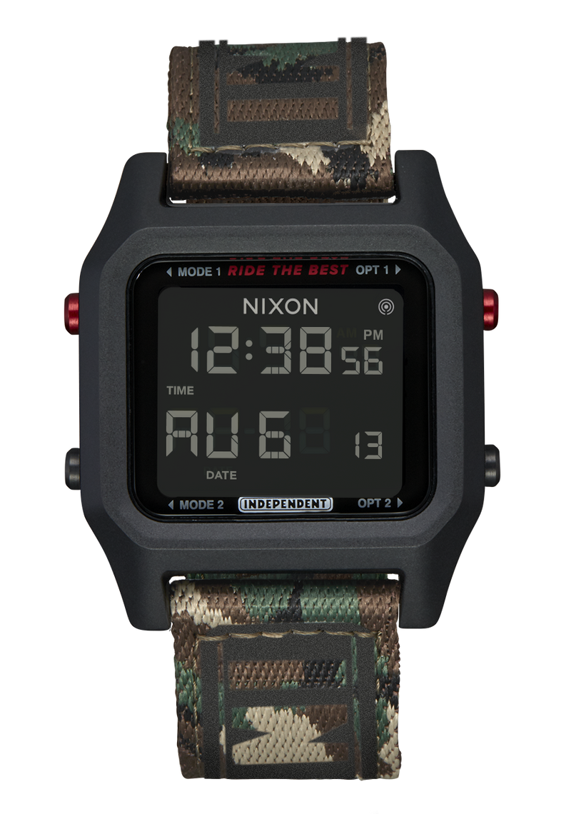 NIXON Independent Staple Unisex Watch - Black / Camo | Karmanow