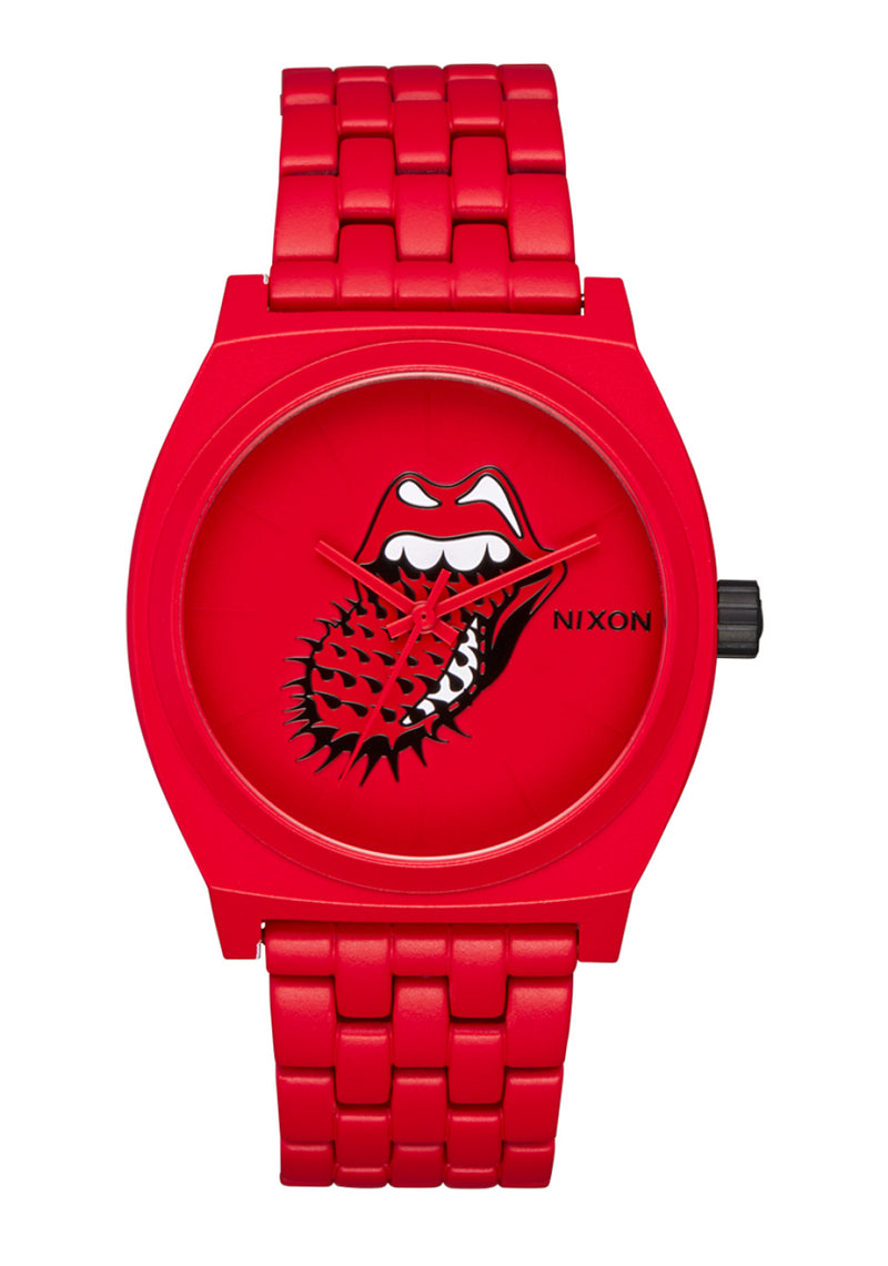 NIXON Rolling Stones Time Teller All Red | Karmanow