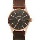 NIXON Sentry Leather Mens Watch | Karmanow