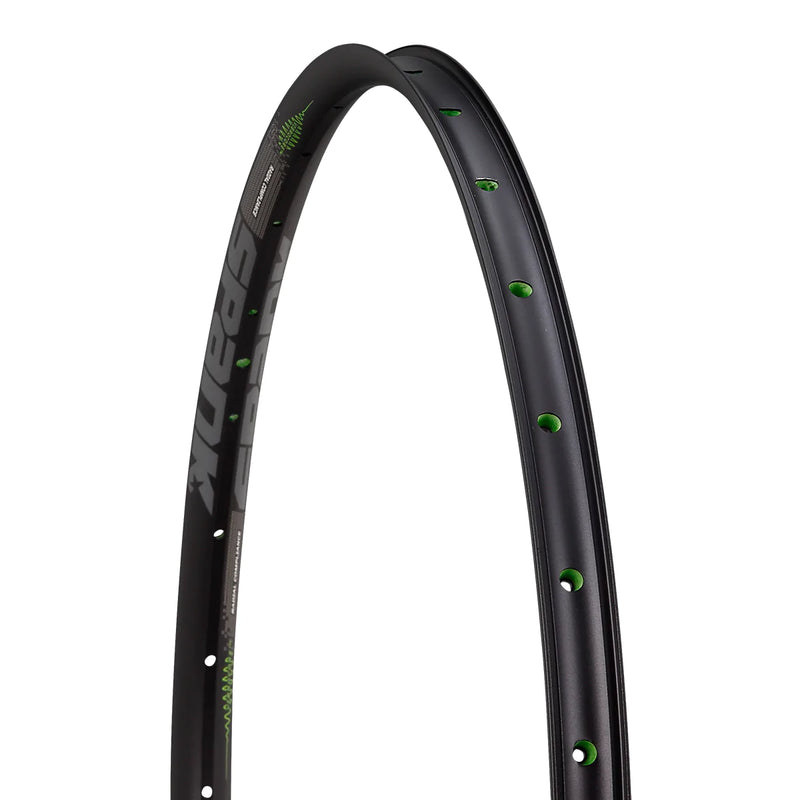 SPANK Flare 24 OC Vibrocore Rim, 700c/29", 28H, Black | Karmanow