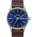NIXON Sentry Leather Mens Watch | Karmanow