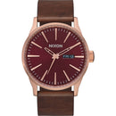 NIXON Sentry Leather Mens Watch | Karmanow