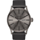NIXON Sentry Leather Mens Watch | Karmanow